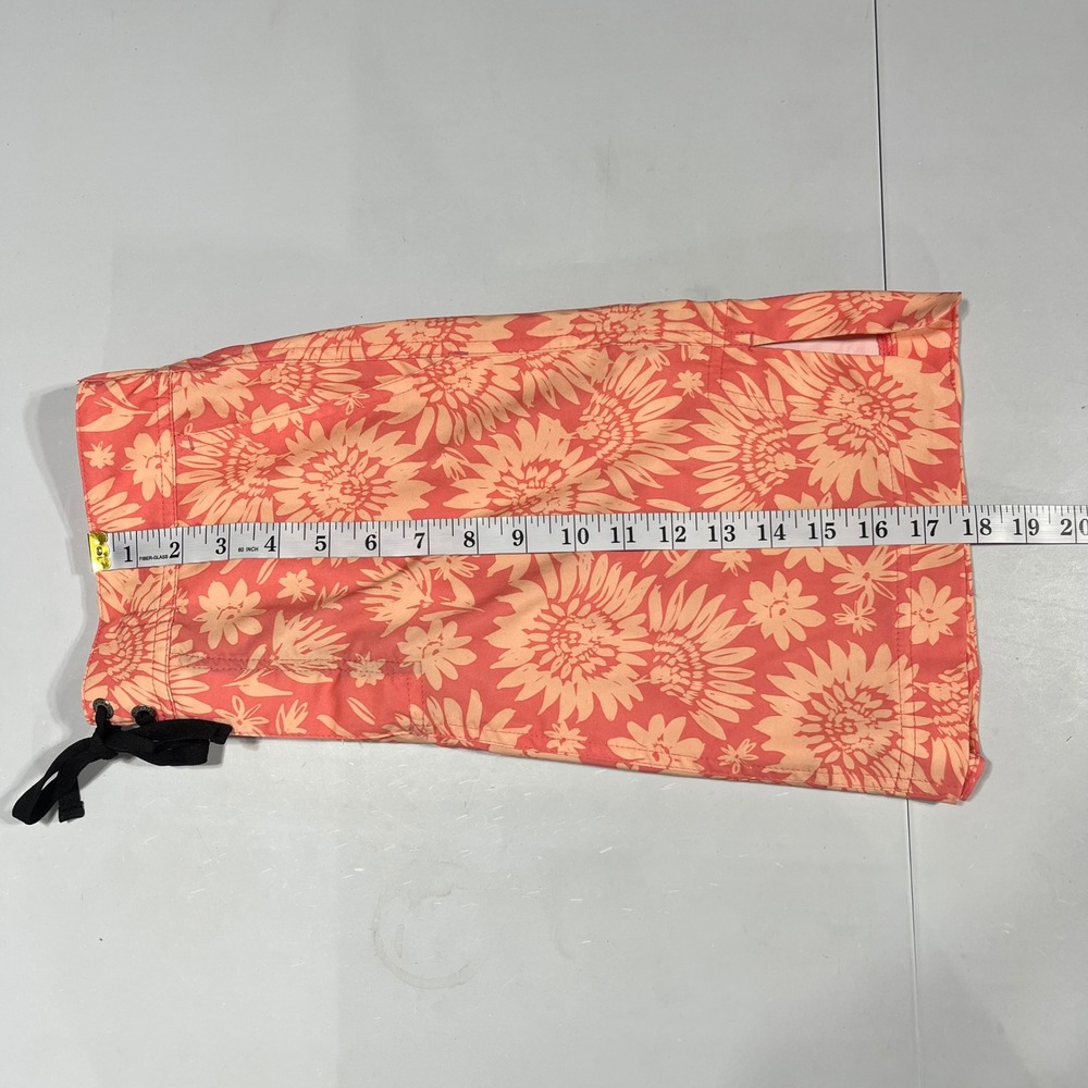 RipSkirt Hawaii Boho Surfer Wrap Skirt Peach Sunflower Small Vibrant Beachy - Picture 7 of 11